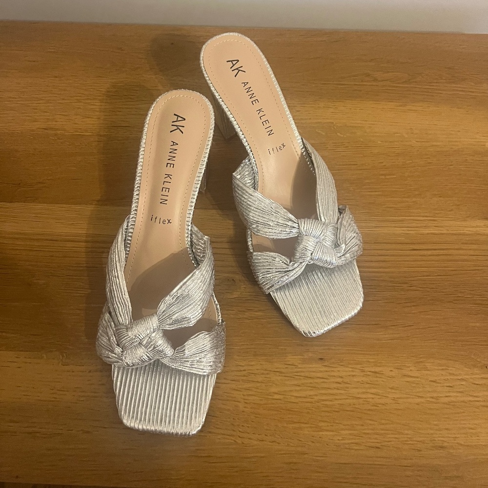 Anne Klein Silver Shoes Size 11